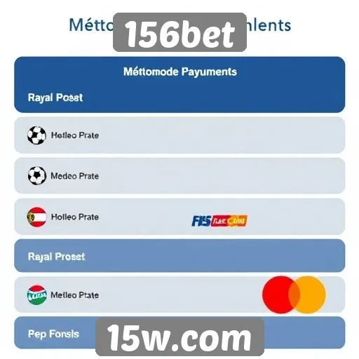 Comparação de métodos de pagamento no 156bet