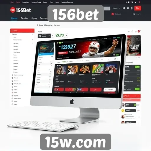 Análise da interface do site 156bet